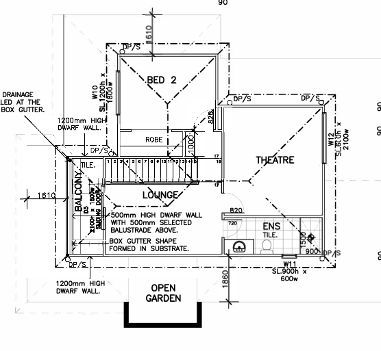 Double Storey Callaway First Floor plan